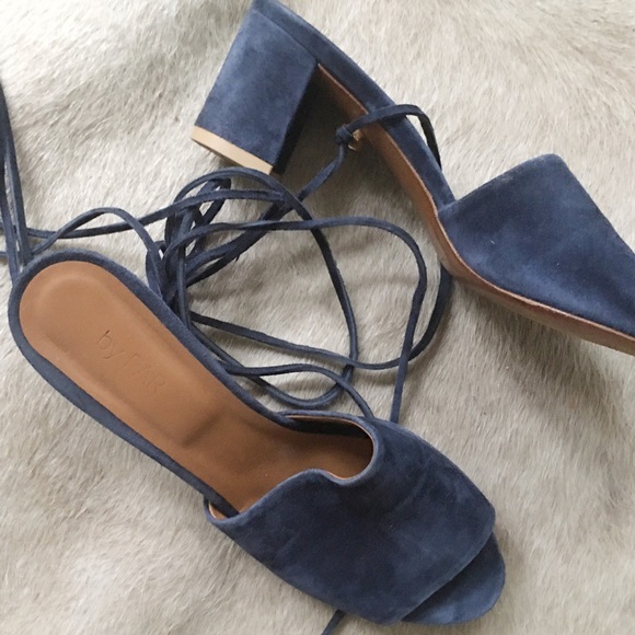 Suede Lace Up Heels, 41 (9.5/10), PRICE FIRM! - Picture 9 of 10